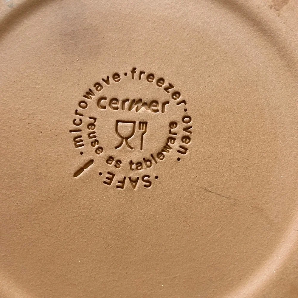 Cermer Terracotta Ramekins Set of 5 Glazed Tapas Dishes Oven Safe 4.5in